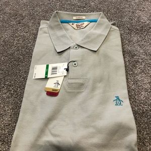 Original Penguin Polo Shirt- gray size Large BNWT
